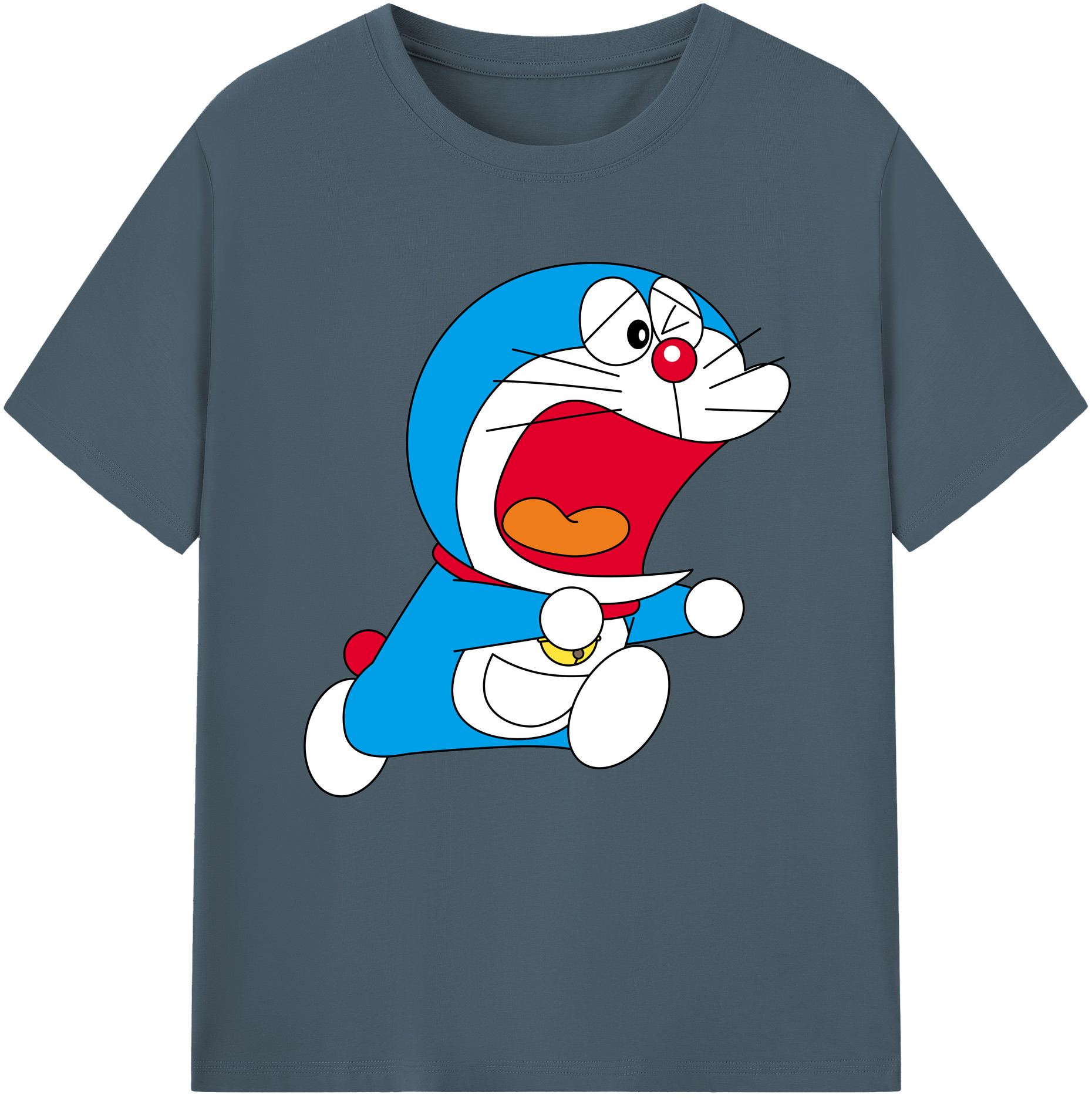 （画像用） ドラえもん Doraemon 綿100％半袖Tシャツ（フロントプリント）